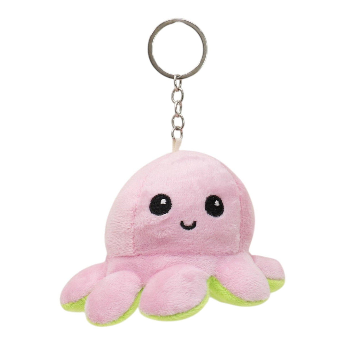 Reversible Octopus Plushie Key Chain 1 piece.