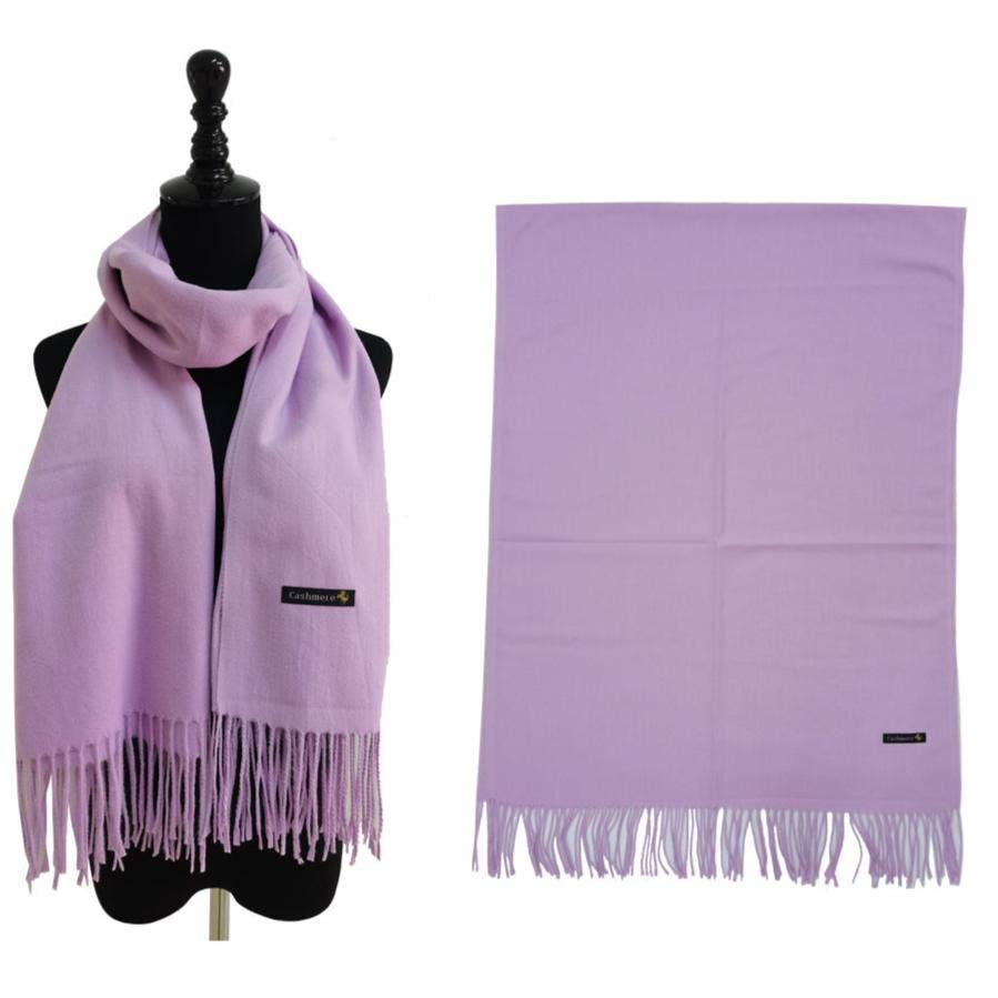 Cashmere Feel Plain Scarve Womens Ministry. Embroidered