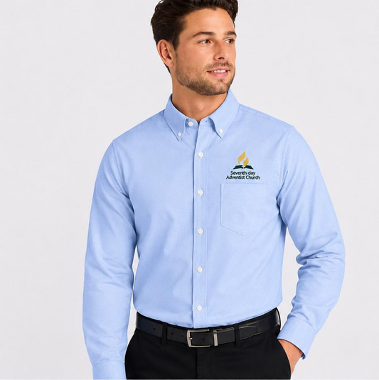 Adventist Logo Embroidered Dress Shirt