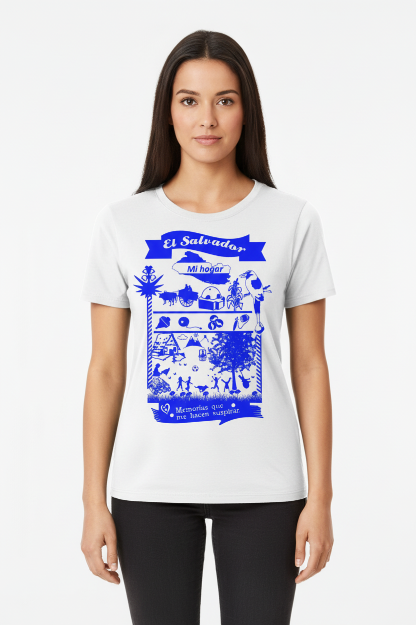 Camiseta El Salvador blanca