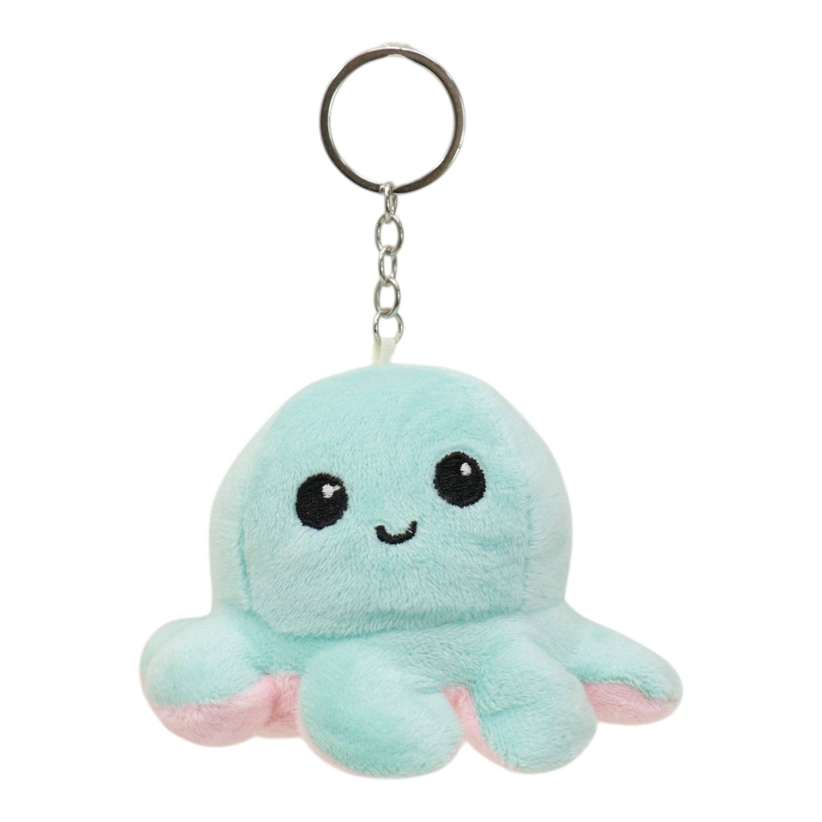Reversible Octopus Plushie Key Chain 1 piece.